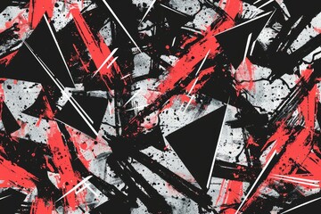 The abstract picture painting colored by vivid shade of oil color stained on the canvas express contemporary style from paint. Modern wallpaper brush vibrant watercolor with seamlessly pattern. AIG51.
