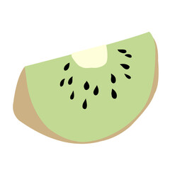 Kiwi Fruit Vector Illustration