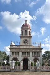 Obraz premium Santa Cruz church ancient community of Portuguese Christian in past and harmony to Thai people until now