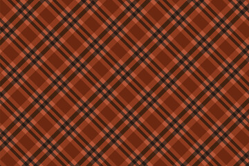 simple abstract dark orange color diagonal plaid line pattern vibrant gingham checkered pattern with diagonal lines rustic plaid pattern for fabric and textile designs