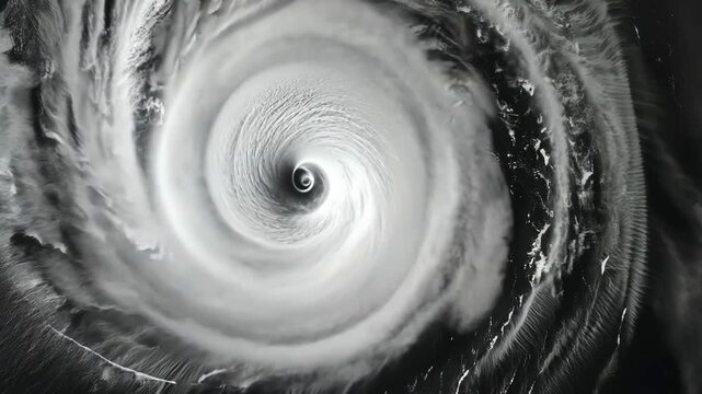 Dynamic evolution of a powerful whirlwind in motion captured in three sequential frames