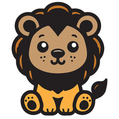cartoon lion cartoon