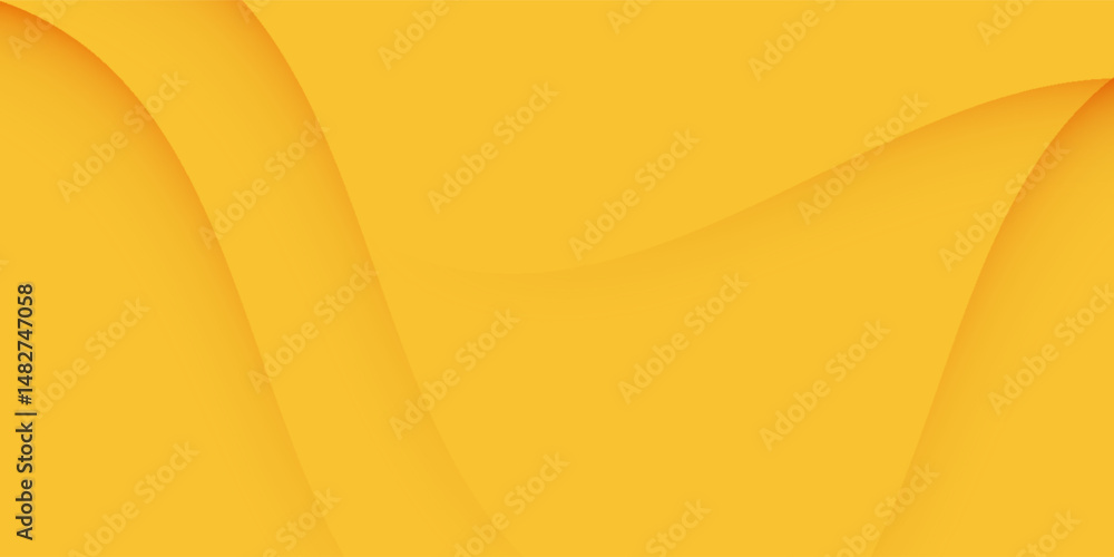 Poster yellow background abstract with gradient in empty room studio, yellow empty room studio gradient use