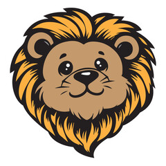 lion head vector
