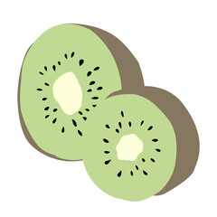 Illustration  Kiwi Tropical Fruit