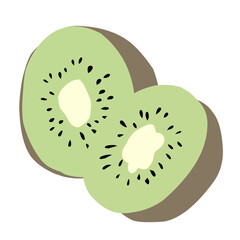Illustration  Kiwi Tropical Fruit