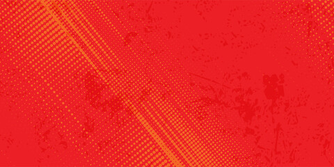 Dots halftone orange color pattern gradient texture with technology digital background. Dots pop art comics with summer background eps 10