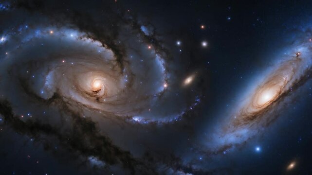 Messier 31, the Grand Design Spiral Galaxy (Andromeda Galaxy), observed in visible light, Hydrogen Alpha spectrum, and combined, along with satellite galaxies Messier 32 and Messier 110