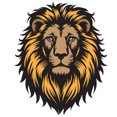 lion head vector