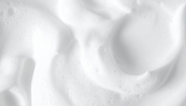 清潔感のあるふんわり広がる白い泡イメージ背景