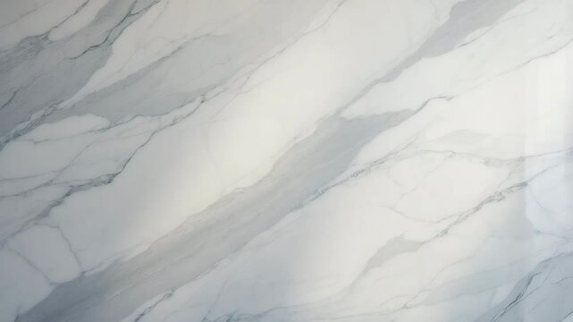 Elegant white marble granite background design with a panoramic view, suitable for smooth flooring and ceramic countertop textures in light gray tones.