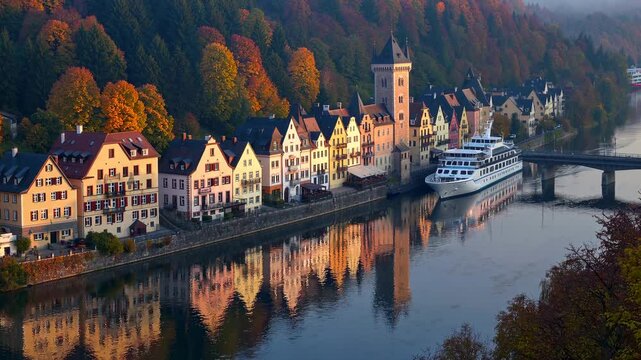 Cochem, a charming historic town situated on the picturesque Moselle river in Germany