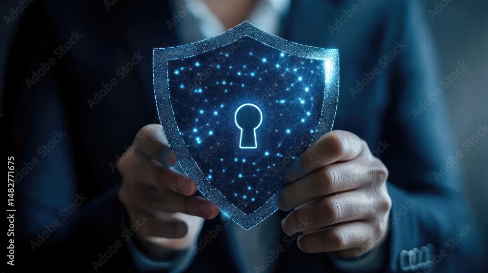 Poster digital security shield: protecting data in the cyber world