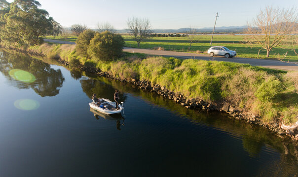 Fishing on the Snowy River near Marlo