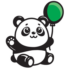 teddy bear with a balloon