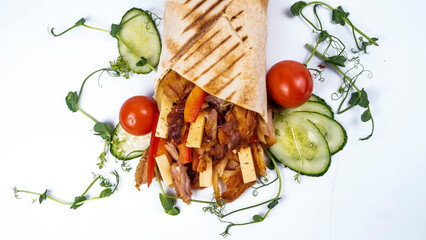 salad with vegetables