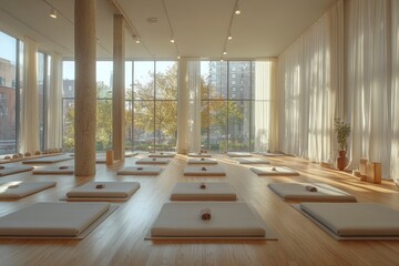 Inside, zen-like area for relaxation and quiet moments