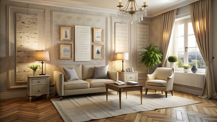 Elegant Living Room Interior Design