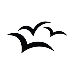 Seagull/ birds vector icon
