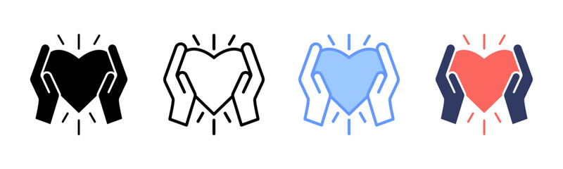 Empathy icon sheet multiple style collection