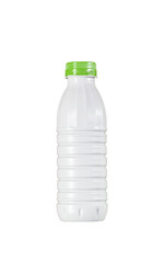 Transparent plastic bottle in PNG format with transparent background. Ideal design for graphic design, mockup, advertising, packaging or eco-friendly content.
