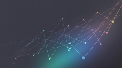 Abstract digital graph with clean lines and gradient lighting, embodying modern minimalism and professional clarity.

