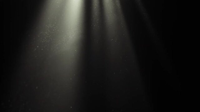 Dark Background Light Rays Dust Particles Floating Scene Studio Photography Bright Beams Illumination Abstract Glowing Effect Ambient Atmosphere