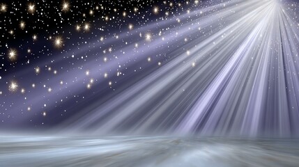 Celestial Light Stage Setting