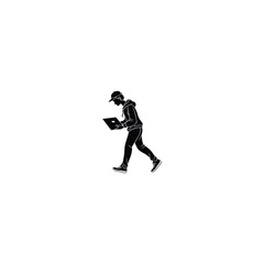 Fototapeta premium business man running