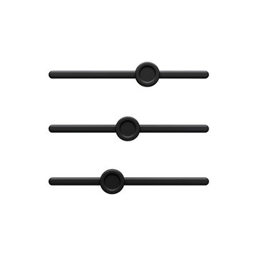 Black Equalizer Sliders Control Audio Sound Music Adjustment Level