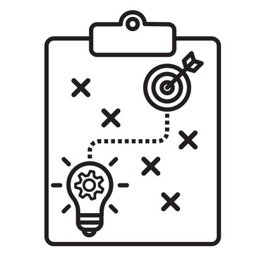 Strategic Planning icon vector