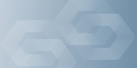 Modern medical or health care scientific abstract background with hexagons. Geometric stripe line art design for poster, brochure, cover, banner, header, website, presentation template.