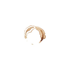 Grunge Coffee Stain. Abstract Vintage Coffee Spill & Splash Texture. Vintage Coffee Stain Effect.