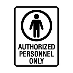 Authorized Personnel Only Sign.eps