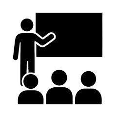 Classroom Silhouettes in Minimalist Design.eps