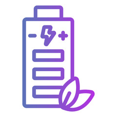 battery Gradient icon