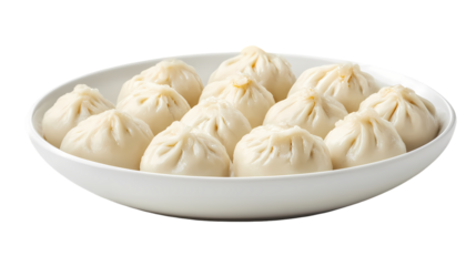 Delicious Steamed Buns A Culinary Delight isolated on transparent background