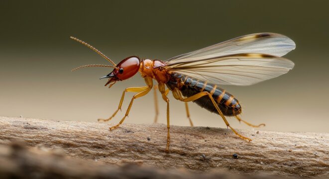 Termite Alate Stunning detail nature photography insect macro world close up amazing wings delicate beauty