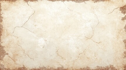 Antique Parchment with Cracks: A weathered parchment with subtle cracks and textures evokes the timeless elegance of ancient documents and maps.