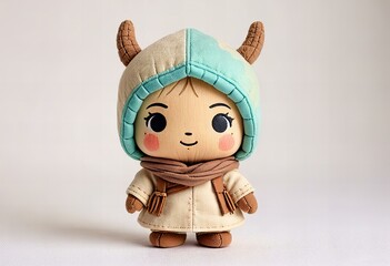 Stunning Featuring Minimalist chibi druid character design.