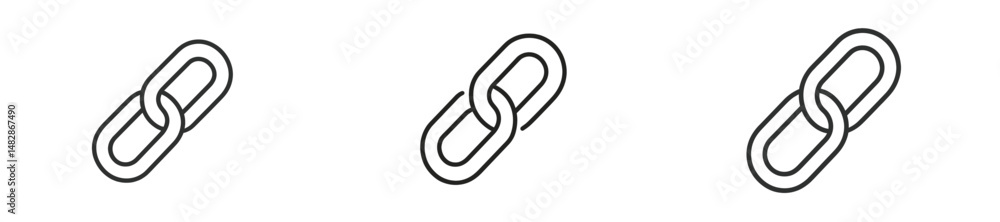 Fototapete Creative abstract representation of interconnected chains symbolizing unity and collaboration in a minimalist style