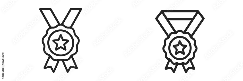 Aufkleber recognition awards with star symbol presented for achievements in a formal setting showing distinct 