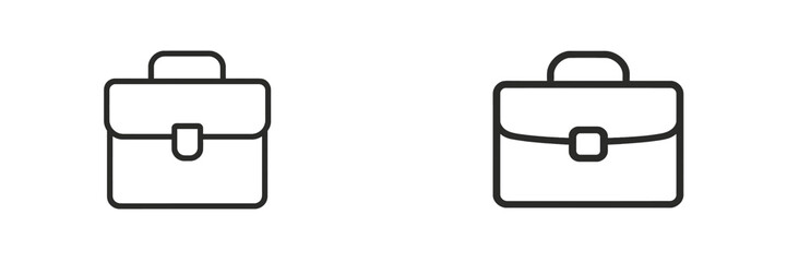 Different styles of briefcases showcasing various open and closed designs suitable for business professionals and travelers