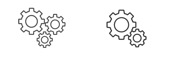 Different sizes of interlocking gears symbolizing teamwork and mechanical processes in engineering settings