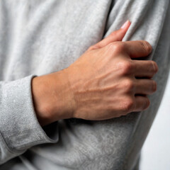 hands of a man