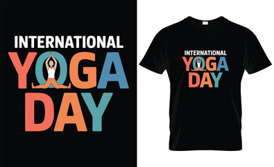 International Yoga Day T-Shirt Design