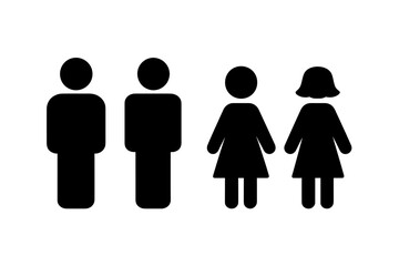 Silhouettes of men and women standing in pairs while socializing during a community gathering at a park