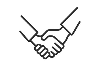 Hands meet in a firm handshake symbolizing partnership and agreement in a business environment