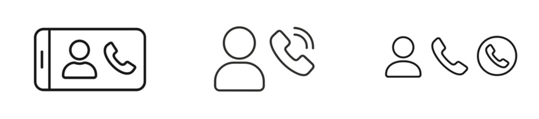 Mobile phone interface displaying call options with icons for contacts and incoming calls during a communication activity