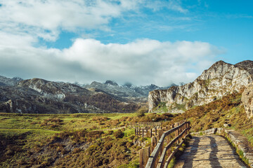Naklejka premium Lakes of Covadonga - Picos da Europa - Spain